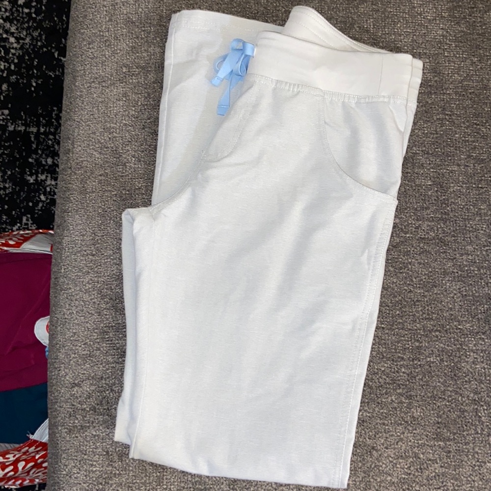 Space grey figs cargo scrub pants
